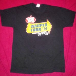 2014 Vans Warped Tour Crew Tee Shirt